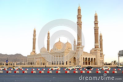 Yemen. Sanaa. Saleh mosque Stock Photo