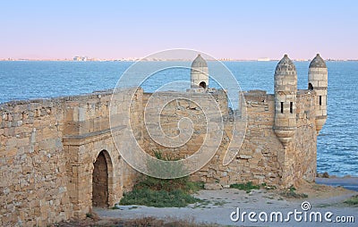 Yeni-Kale, ancient fortress in Kerch Stock Photo