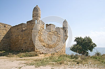 Yeni-Kale in Crimea Stock Photo