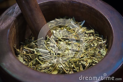 Yerba mate tea Stock Photo