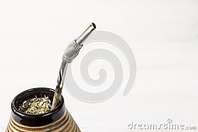 Yerba mate, traditional south american drink Stock Photo