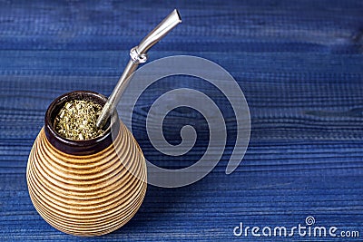 Yerba mate, traditional south american drink Stock Photo