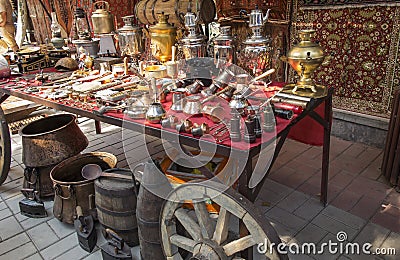 Yerevan, Armenia, September 17, 2017: Regional products at the m Editorial Stock Photo