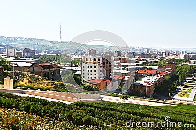 Yerevan city Stock Photo