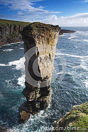 Yesnaby castle Stock Photo