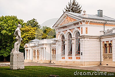 Yessentuki, Stavropol Territory / Russia - May 14, 2018: bathroom building of Emperor Nicholas II Essentuki. Upper Nikolaev baths Editorial Stock Photo