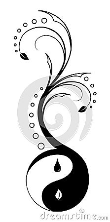 Yin Yang Vector Illustration