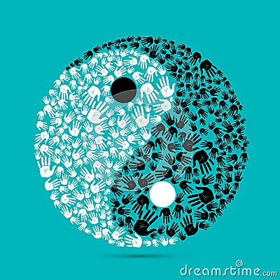 Yin Yang Vector Illustration