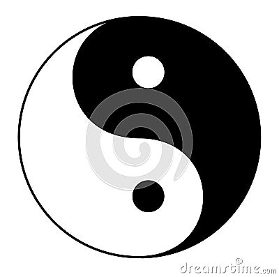 Yin Yang Stock Photo