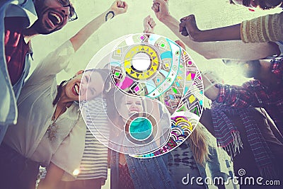 Yin Yang Balance Religion Traditional Nature Concept Stock Photo