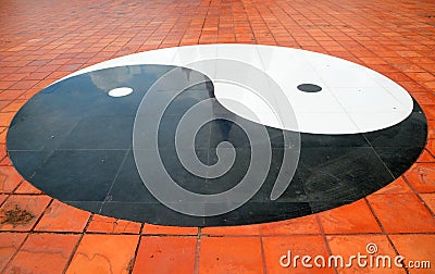 Yin yang Stock Photo