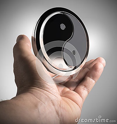 Yin Yang - Harmony Stock Photo