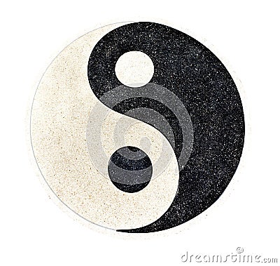 Yin Yang Stock Photo