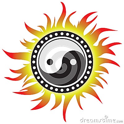 Yin and Yang Vector Illustration