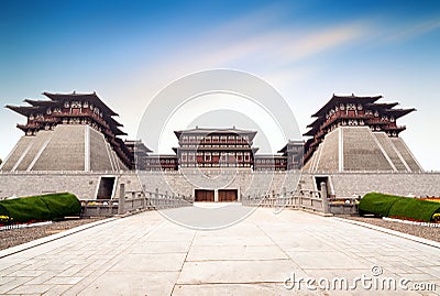 Yingtianmen Site of Sui and Tang Dynasties, Luoyang, China Stock Photo