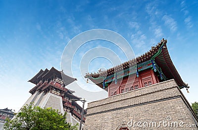 Yingtianmen National Heritage Park, Luoyang, Henan, China Stock Photo