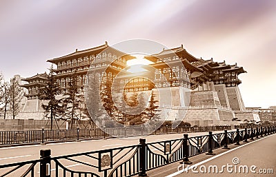 Yingtianmen National Park, Luoyang, Henan Stock Photo