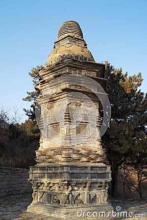 Yinshan Pagodas 2 Stock Photo