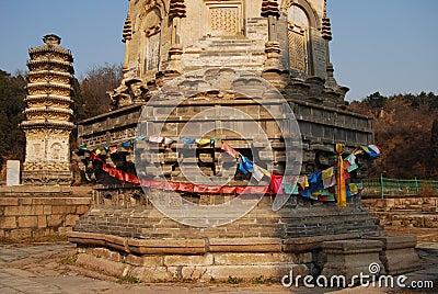 Yinshan pagodas Stock Photo