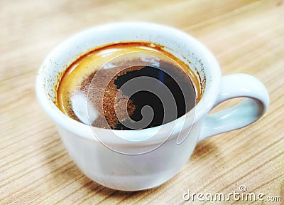 Yinyang coffee Stock Photo