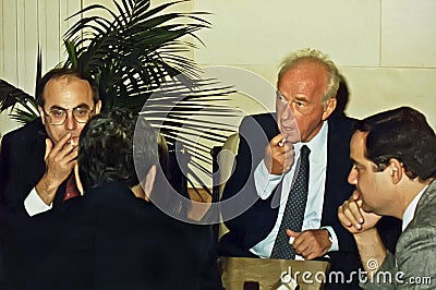 Yitzhak Rabin Editorial Stock Photo