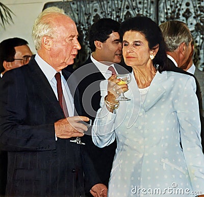 Yitzhak Rabin Editorial Stock Photo
