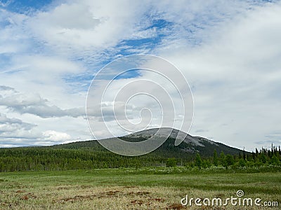 Yllas fell in Finland Stock Photo