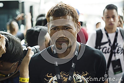Yodsanan Sityodtong flyweight One Championship fighter Editorial Stock Photo