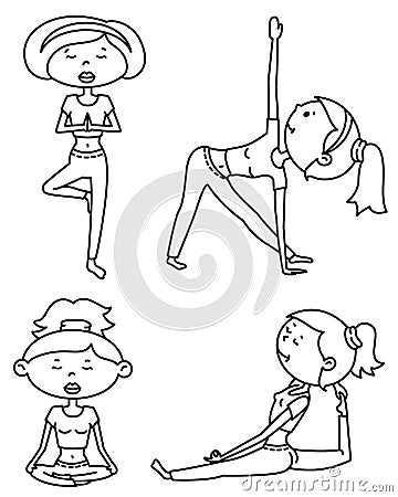 Yoga Vector Illustration