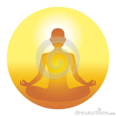 Yoga logo Stock Photo