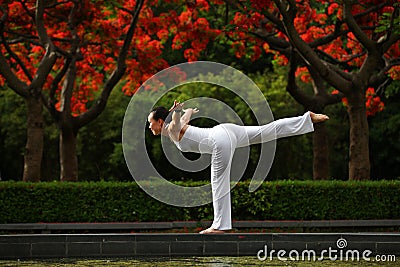 Yoga Balance Stock Photo