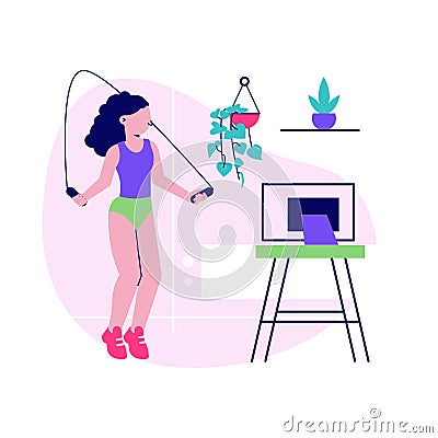 Yoga Home Vector Illustration Vector Illustration