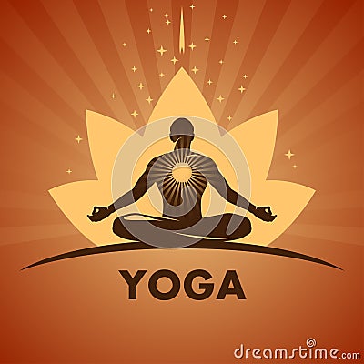 Yoga logo Stock Photo