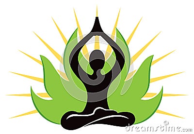 Yoga Logo Vector Illustration