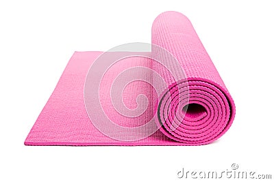 Yoga Mat Stock Photo