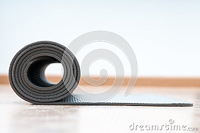 Yoga mat Stock Photo