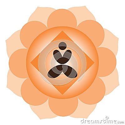 Yoga meditation Vector Illustration