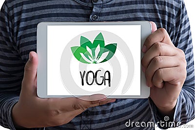 YOGA Meditation Health balance Relaxation Balance Fresh Food Healthy Lifestyle Organic exercise Wellness Stock Photo