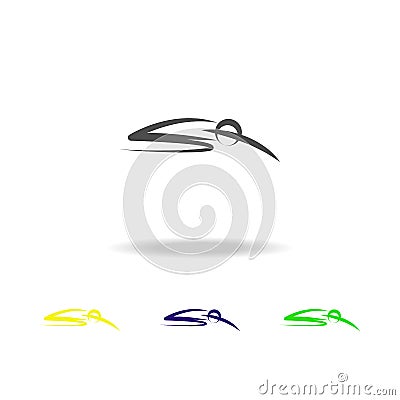 yoga multicolored icon. Element of healthy life multicolored icon. Signs and symbols collection icon can be used for web, logo, Stock Photo