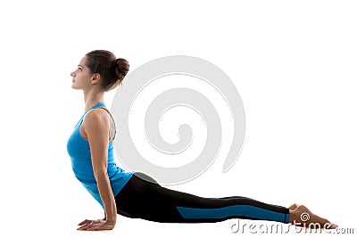 Yoga pose ardha mukha shvanasana Stock Photo