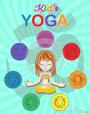 Yoga position Vector Illustration