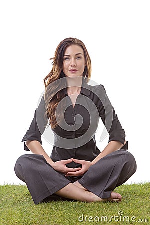 Yoga to relax Stock Photo