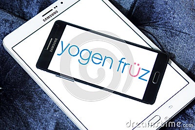 Yogen fruz logo Editorial Stock Photo