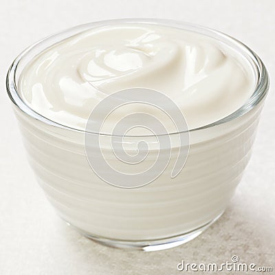 Yoghurt Stock Photo