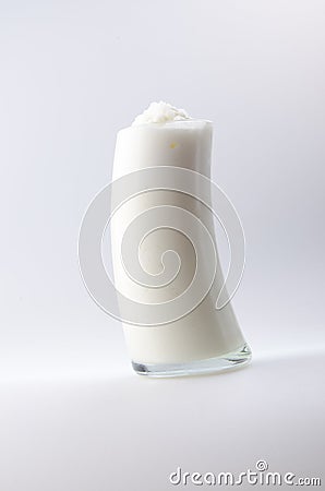 Yogurt isolated Stock Photo