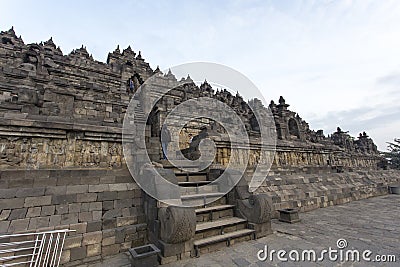 Borobudur Temple in Yogyakarta Editorial Stock Photo