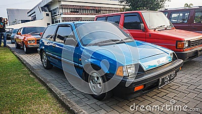 Honda Civic Wonder SB3 hatchback on parking lot Editorial Stock Photo