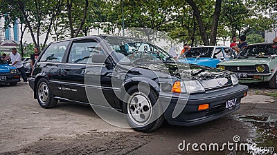 Honda Civic Wonder SB3 hatchback on parking lot Editorial Stock Photo