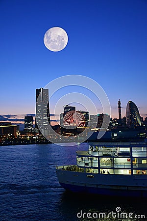 Yokohama, Japan Cityscape Editorial Stock Photo