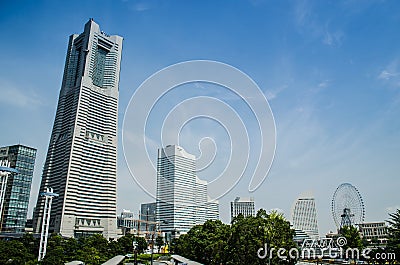 Yokohama landmark tower Editorial Stock Photo